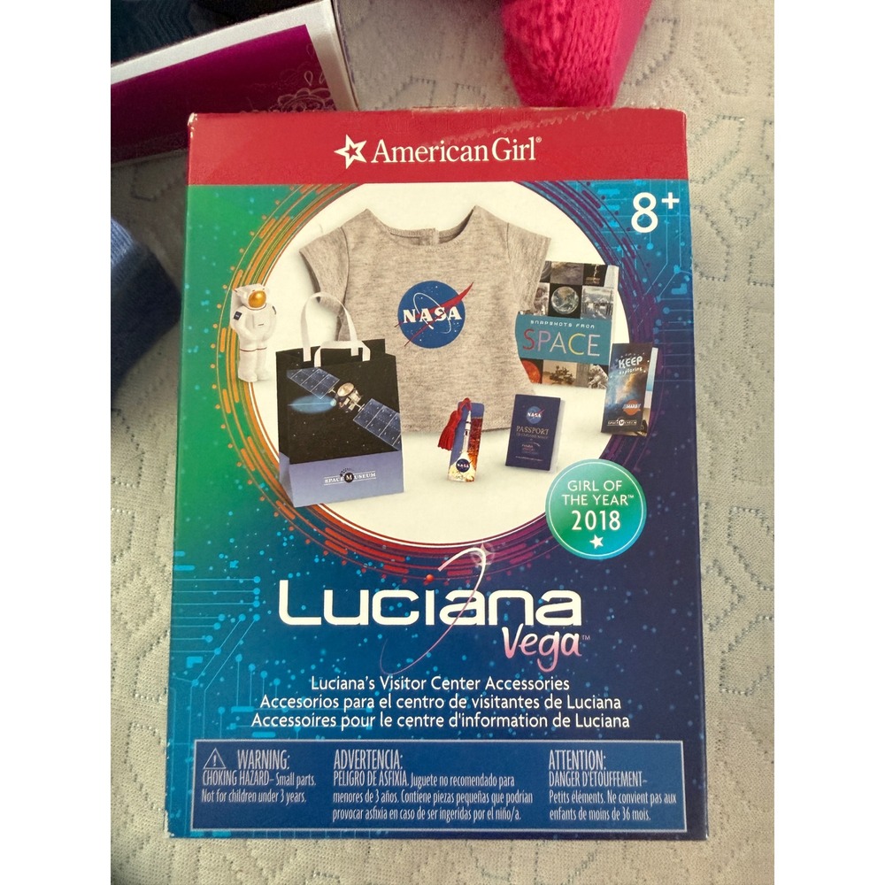 American Girl Luciana Vega Visitor Center Accessories - Retired - EUC in Box